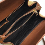 Celine Raffia Straw Hand Boston Bag Beige — view 9