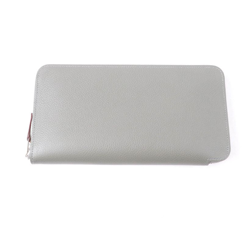 Hermes Azap Long Silk Inn Grimeyer Round Zip Wallet Evercolor — view 3