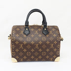 Louis Vuitton White Speedy Trunk 25 Monogram Handbag Shoulder Mini — view 3