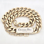 Christian Dior Couture Plate Choker Necklace 48 cm Long Light — view 4