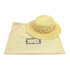 Gucci Straw Hat S Size 56 cm Beige Multicolor — view 9