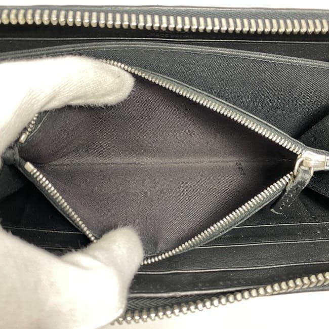 Fendi Round Zipper Long Wallet Brown Zucca — view 8