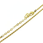 Christian Dior GP Emblem Circle Necklace Gold — view 7