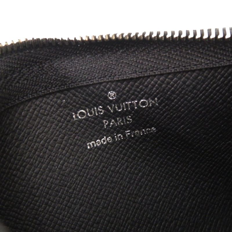 Louis Vuitton Pochette Cles Damier Graphite Black Coin Case 1070 — view 5