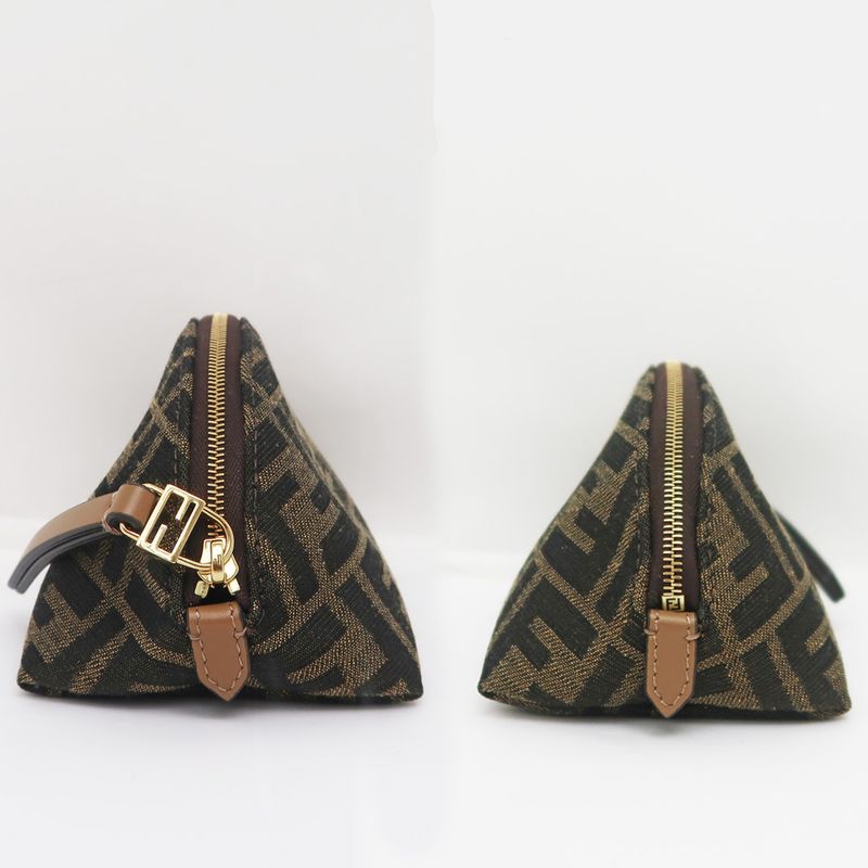 Fendi Pouch Zucca Pattern 8 N0208 Brown Accessories — view 4