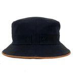 Hermes Bucket Hat Black Brown Buckeye Size 57 — view 3