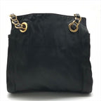 Prada Nylon Tessuto Chain Shoulder Bag Black — view 2