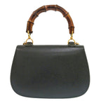 Gucci Bamboo 000 29 0633 Leather Green 2-Way Handbag 0884 — view 3