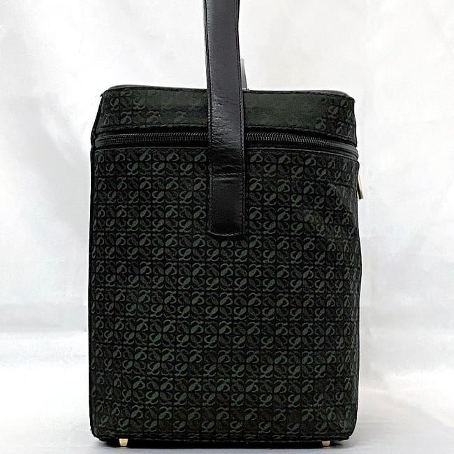 Loewe 2-Way Shoulder Bag Black Green — view 3