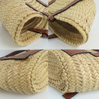 Loewe Basket Bag Small 327.02 S93 Anagram Natural Tan Raffia — view 8