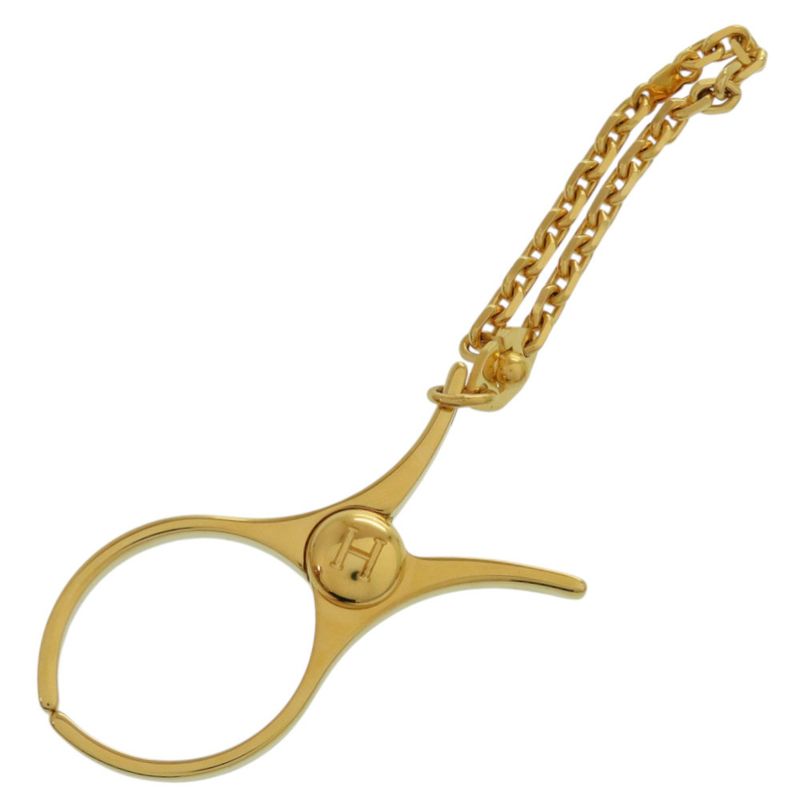 Hermes Glove Holder Filleux Metal Dore Gold 0104 — view 4