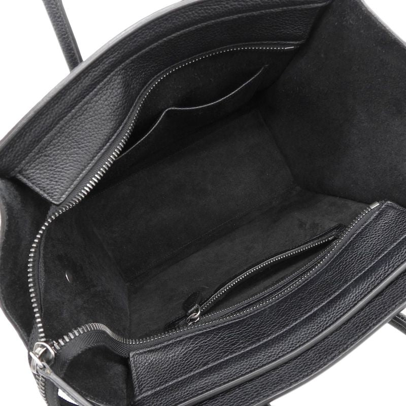 Celine Luggage Micro Shopper Handbag — view 7