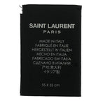 Saint Laurent Paris Wool Paisley Bandana Black — view 3