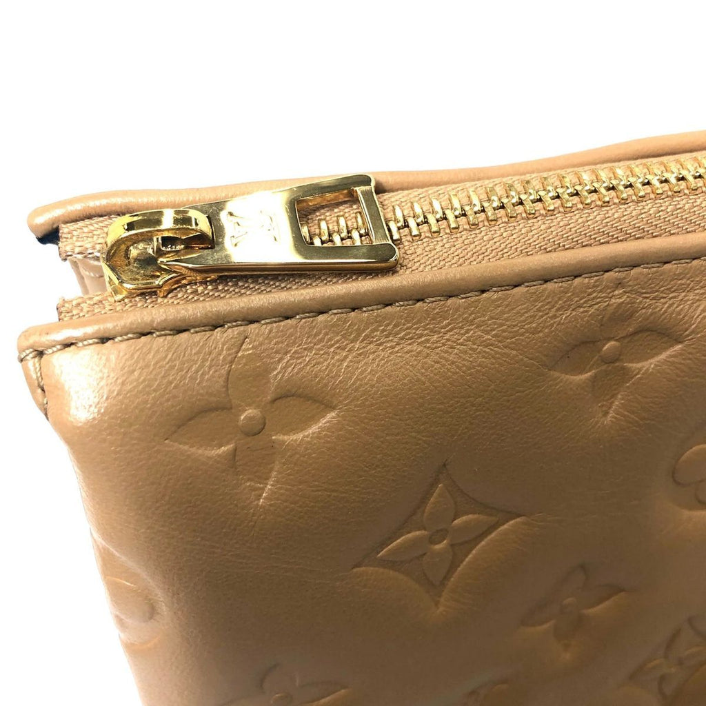 Louis Vuitton Cousin PM Shoulder Bag Lambskin Camel — view 8