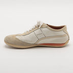 Hermes Leather Sneakers 35 White and Beige — view 6