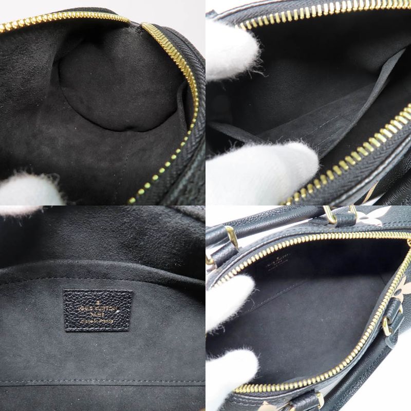 Louis Vuitton Papillon BB Monogram Empreinte 2-Way Handbag Black — view 7
