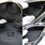 Louis Vuitton Papillon BB Monogram Empreinte 2-Way Handbag Black — view 7