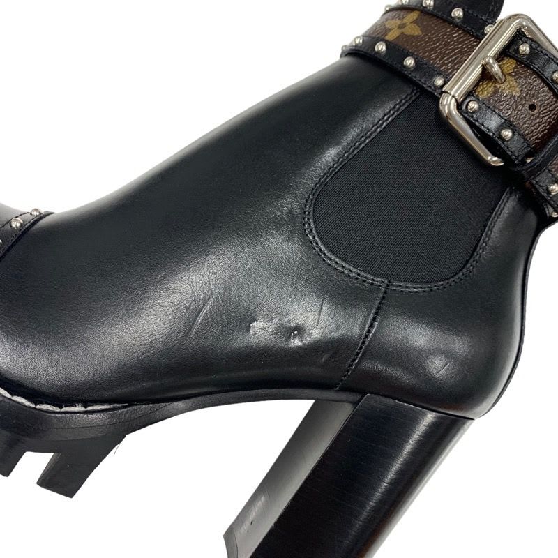 Louis Vuitton Star Trail Short Boots Ankle Side Gore Studded Belt — view 9