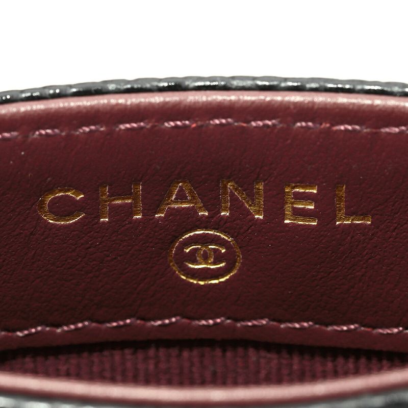 Chanel Card Case Porte-Cartes Classic Black — view 9