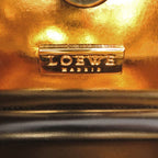 Loewe Vintage Anagram Suede Leather Black Handbag 1539 — view 9