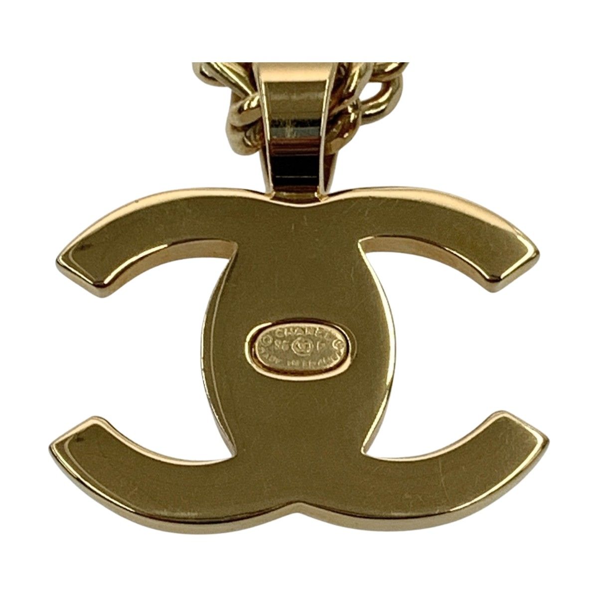 Chanel Coco Mark Turnlock 96 P Chain Necklace — view 4