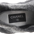 Chanel 2023 Item Coco Mark Suede Socks Sneakers Shoes 38 — view 6