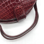 Loewe Leather Croco 2-Way Hand Bag — view 7