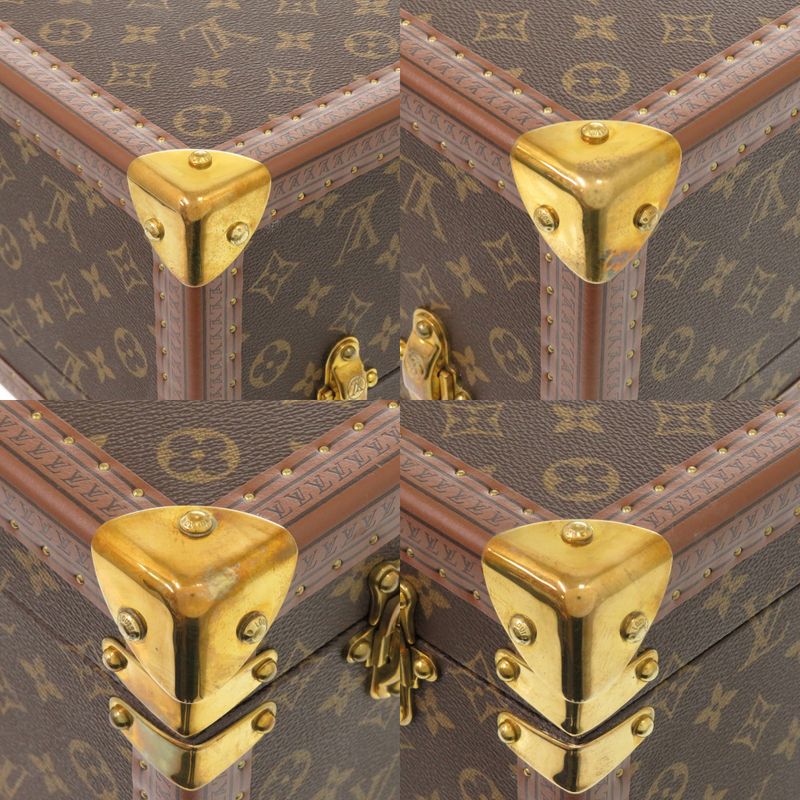 Louis Vuitton Bisten 55 Monogram Trunk Case Bag 1857 — view 9