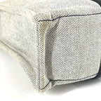 Hermes Handbag Sac Arne MM Toile Ash Black — view 6