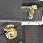 Louis Vuitton Long Wallet Portefeuille Amelia Chocolat Gold Hardware — view 6