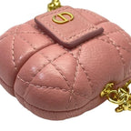 Christian Dior Cannage Airpods Pro Case Earphone Lambskin Leather Pink — view 8