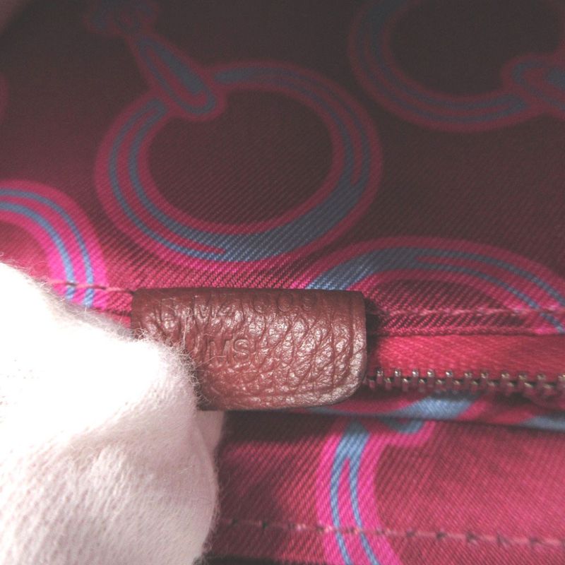 Hermes Azap Compact Silk Quin Stamped B Evercolor Rouge Ash Coin — view 6