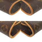 Louis Vuitton Pochette Twin PM Monogram Shoulder Bag 0088 — view 3