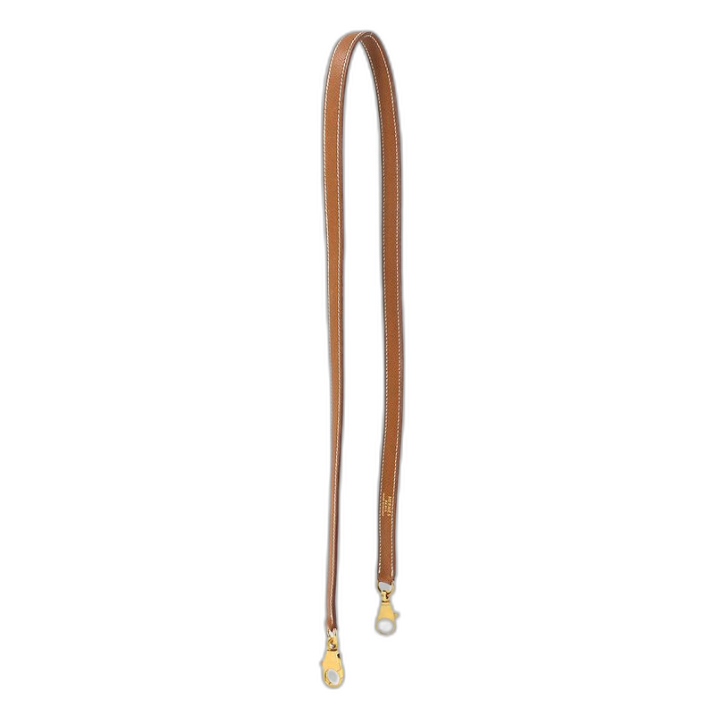 Hermes Kelly Bolide Shoulder Strap Courchevel Epsom Gold Brown