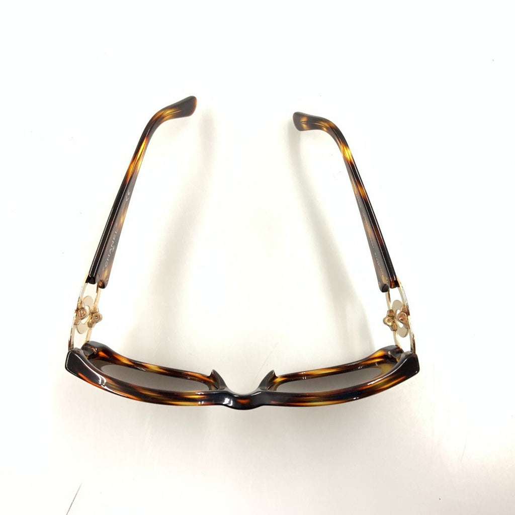 Chanel Coco Mark Sunglasses Smoke Brown 02461 91235 — view 3
