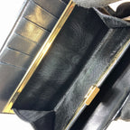 Chanel Caviar Leather Coco Mark Long Wallet Black — view 6