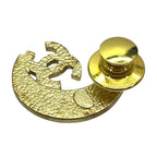 Chanel Brooch Pin Badge Accessories Coco Mark Moon Crescent GP — view 8