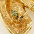 Chanel Coco Mark Quilted Gold Plated 32.4 g Brooch — view 7