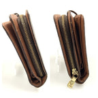 Louis Vuitton Monogram Porte Papier Zip Bifold Wallet Brown — view 3