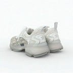 Christian Dior Sneakers Shoes Leather Rubber Fabric White Gray Logo — view 4