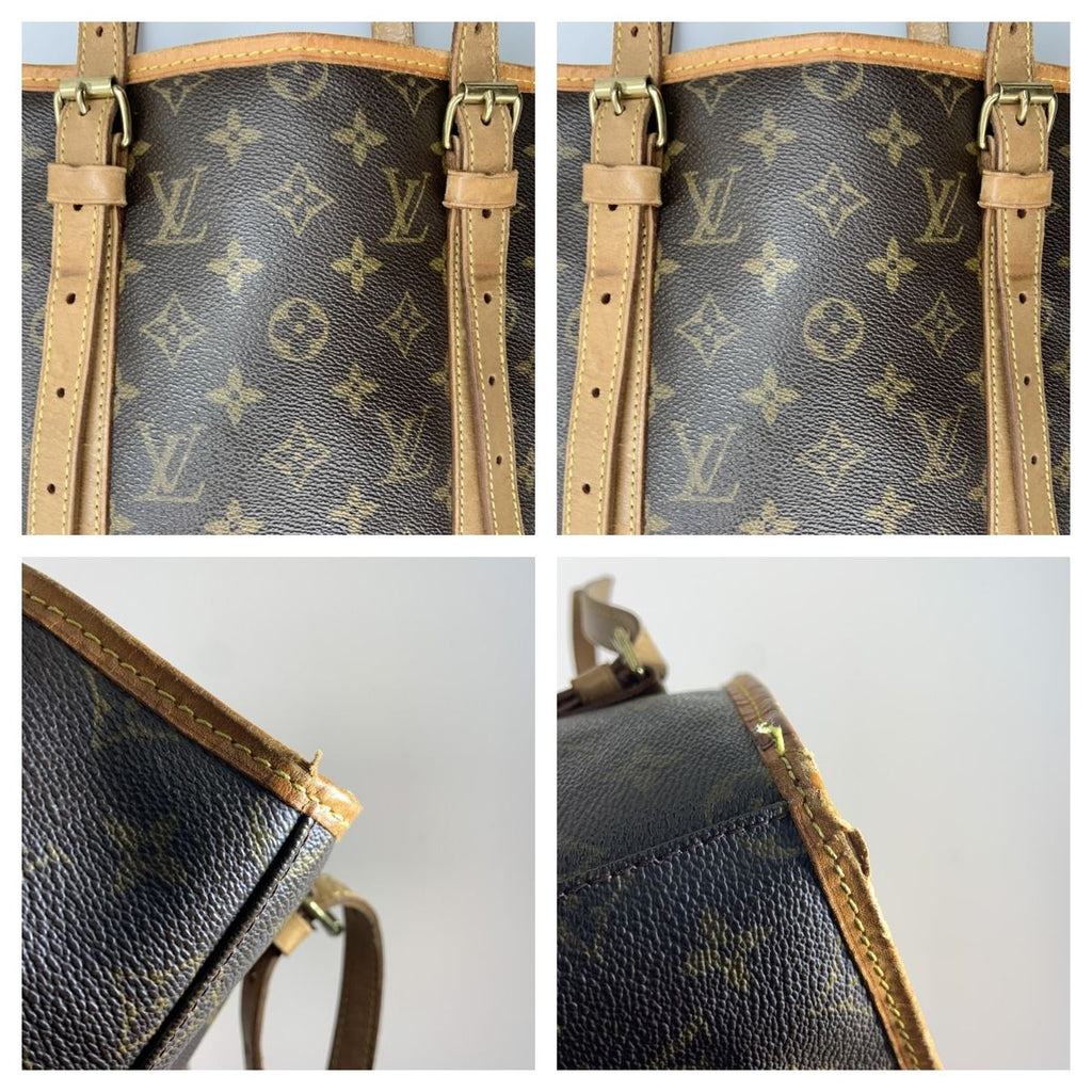 Louis Vuitton Monogram Bucket GM Shoulder Bag Brown — view 3