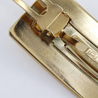 Chanel Logo Gold Plated Barrette — view 6