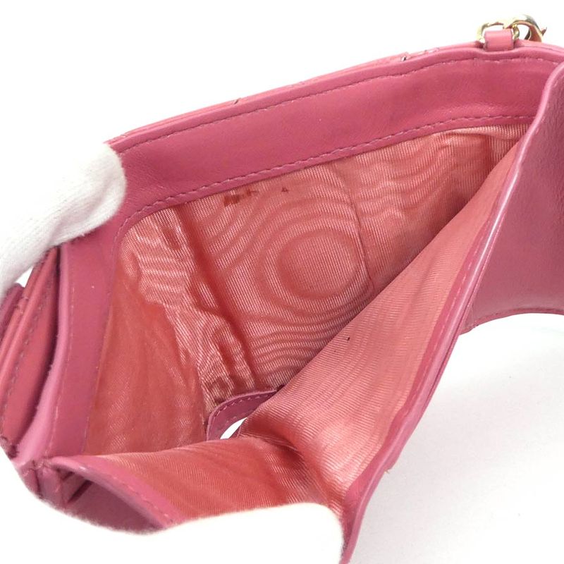 Christian Dior Trifold Patent Wallet — view 8