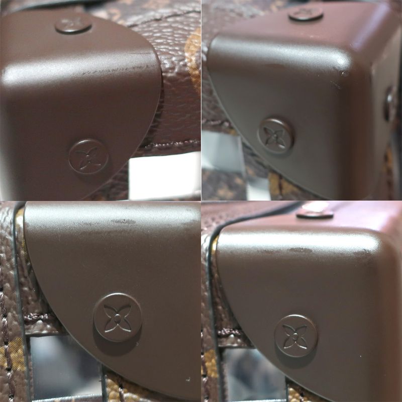 Louis Vuitton Slim Soft Trunk Monogram Chess Canvas Brown — view 9