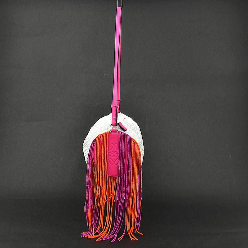 Loewe Shoulder Bag with Beaded Fringe — view 2