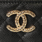 Chanel Pass Case Card Black — view 9
