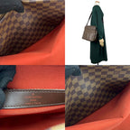 Louis Vuitton Naviglio Shoulder Bag Damier Canvas Brown Diagonal Men — view 7