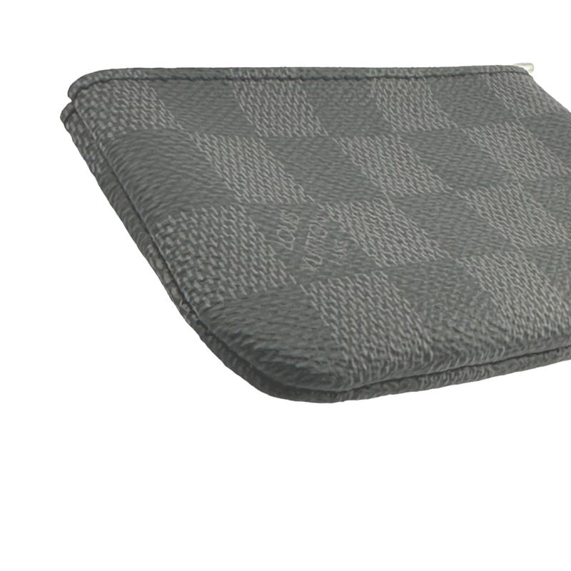 Louis Vuitton Graphite Key Case Pochette Cles With Coin Purse — view 7