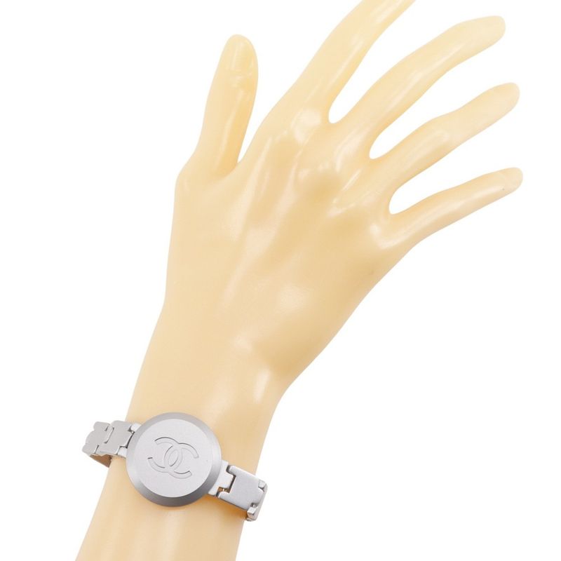 Chanel Coco Mark 99 P Metal Silver 23.5 g Bracelet — view 3