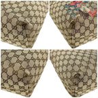 Gucci Tote Bag GG Canvas Mushroom Embroidery Charm Shoulder A4 Horsebit — view 5
